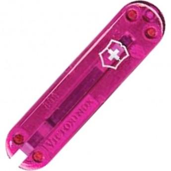 Задняя накладка для ножей VICTORINOX C.6205.T4 58 мм пластиковая полупрозрачная розовая