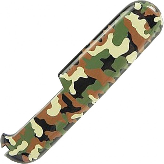Задняя накладка для ножей VICTORINOX 91 мм пластиковая зелёный камуфляж C.3694.4 Задняя накладка для ножей VICTORINOX 91 мм пластиковая зелёный камуфляж C.3694.4